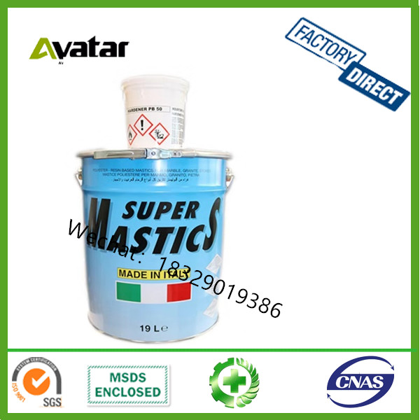 SYRIA MASTICS epoxy resin granite stone glue polyester resin marble adhesive glue for tiles fixing and filling