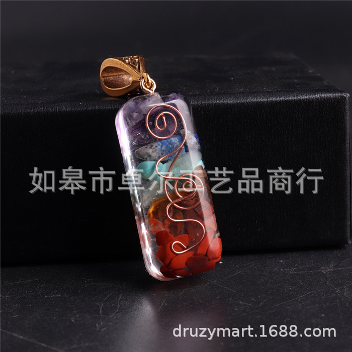 Sri Yantra Dropshipping Cross-Border Ornament Natural Stone Synthetic Crystal Austrian Pendant Necklace Sri Yantra Dropshipping Cross-Border Ornament Natural Stone Synthetic Crystal Austrian Pendant Necklace