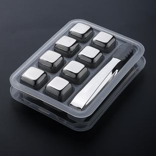 Stainless Steel Ice Cube 304 Metal Ice Stone Whisky Stone Ice Cube Fast Frozen Tool Ice Hockey Iron Ice Cube Iced Stainless Steel Ice Cube 304 Metal Ice Stone Whisky Stone Ice Cube Fast Frozen Tool Ice Hockey Iron Ice Cube Iced