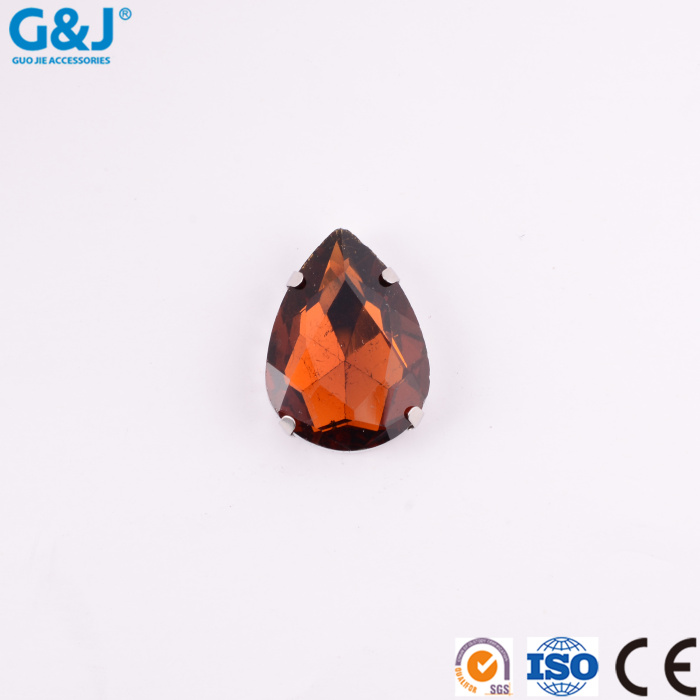 Water drop four-claw hand sewn stone hardware, diamond and shoe apparel DIY decorative materials Water drop four-claw hand sewn stone hardware, diamond and shoe apparel DIY decorative materials