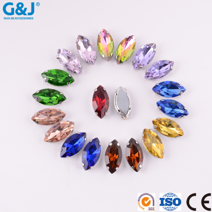 Water drop four-claw hand sewn stone hardware, diamond and shoe apparel DIY decorative materials Water drop four-claw hand sewn stone hardware, diamond and shoe apparel DIY decorative materials