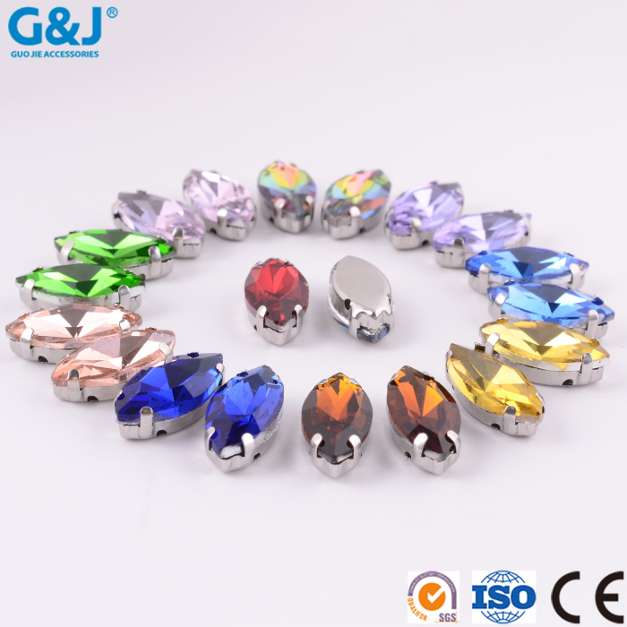 Water drop four-claw hand sewn stone hardware, diamond and shoe apparel DIY decorative materials Water drop four-claw hand sewn stone hardware, diamond and shoe apparel DIY decorative materials