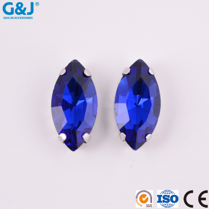 Water drop four-claw hand sewn stone hardware, diamond and shoe apparel DIY decorative materials Water drop four-claw hand sewn stone hardware, diamond and shoe apparel DIY decorative materials