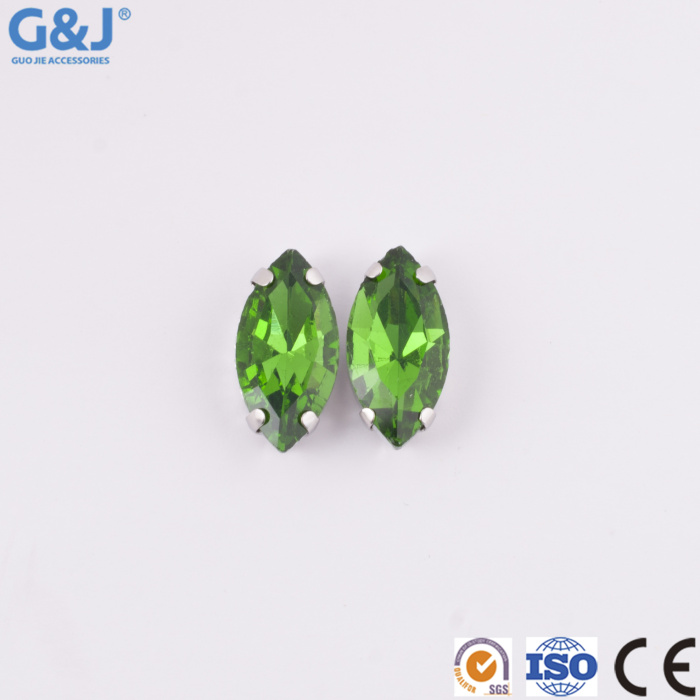 Water drop four-claw hand sewn stone hardware, diamond and shoe apparel DIY decorative materials Water drop four-claw hand sewn stone hardware, diamond and shoe apparel DIY decorative materials