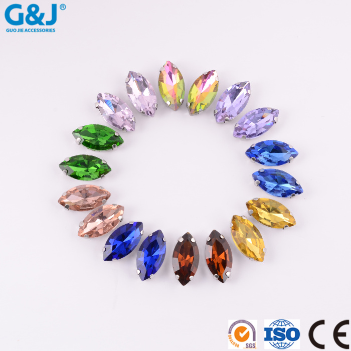 Water drop four-claw hand sewn stone hardware, diamond and shoe apparel DIY decorative materials Water drop four-claw hand sewn stone hardware, diamond and shoe apparel DIY decorative materials