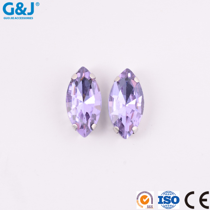Water drop four-claw hand sewn stone hardware, diamond and shoe apparel DIY decorative materials Water drop four-claw hand sewn stone hardware, diamond and shoe apparel DIY decorative materials