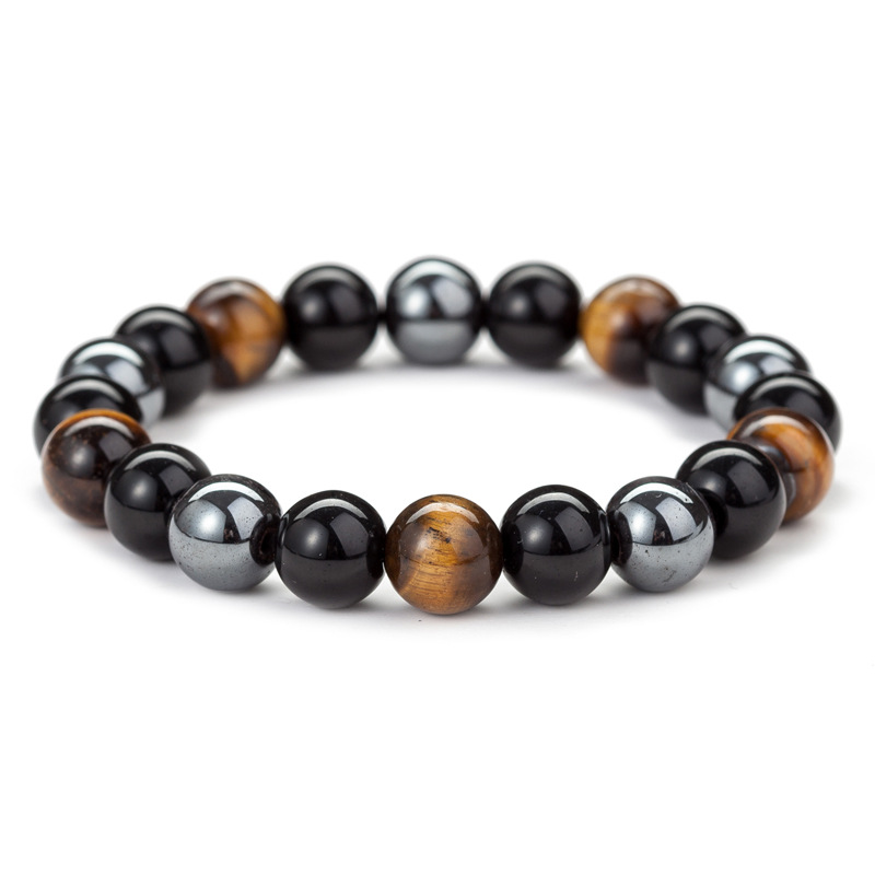 CrossBorder New HighQuality Tiger's Eye Bracelets Natural Stone Hand Chain 10mm Ornament Hand Jewelry Bracelet Jewelry