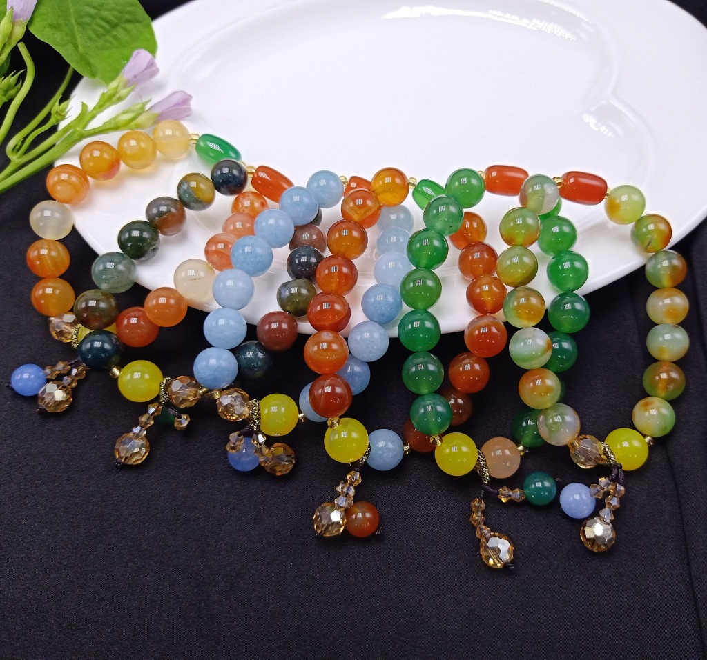 10mm Peacock Agate Bracelet Female Red Agate Bracelet Jewelry Hand Jewelry Girlfriend Gifts Online Live Supply 10mm Peacock Agate Bracelet Female Red Agate Bracelet Jewelry Hand Jewelry Girlfriend Gifts Online Live Supply