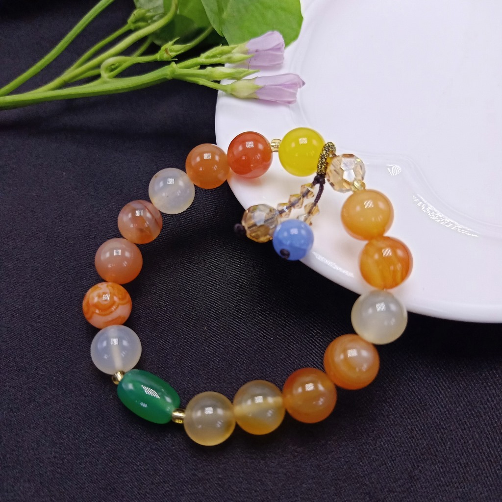 10mm Peacock Agate Bracelet Female Red Agate Bracelet Jewelry Hand Jewelry Girlfriend Gifts Online Live Supply 10mm Peacock Agate Bracelet Female Red Agate Bracelet Jewelry Hand Jewelry Girlfriend Gifts Online Live Supply
