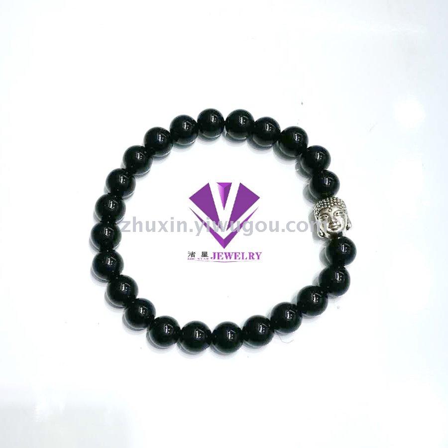High Quality Chakra Mala Bracelet Moss Agate Amethyst Lapis Lazuli Tiger Eye Bracelet Trendy Bracelet 