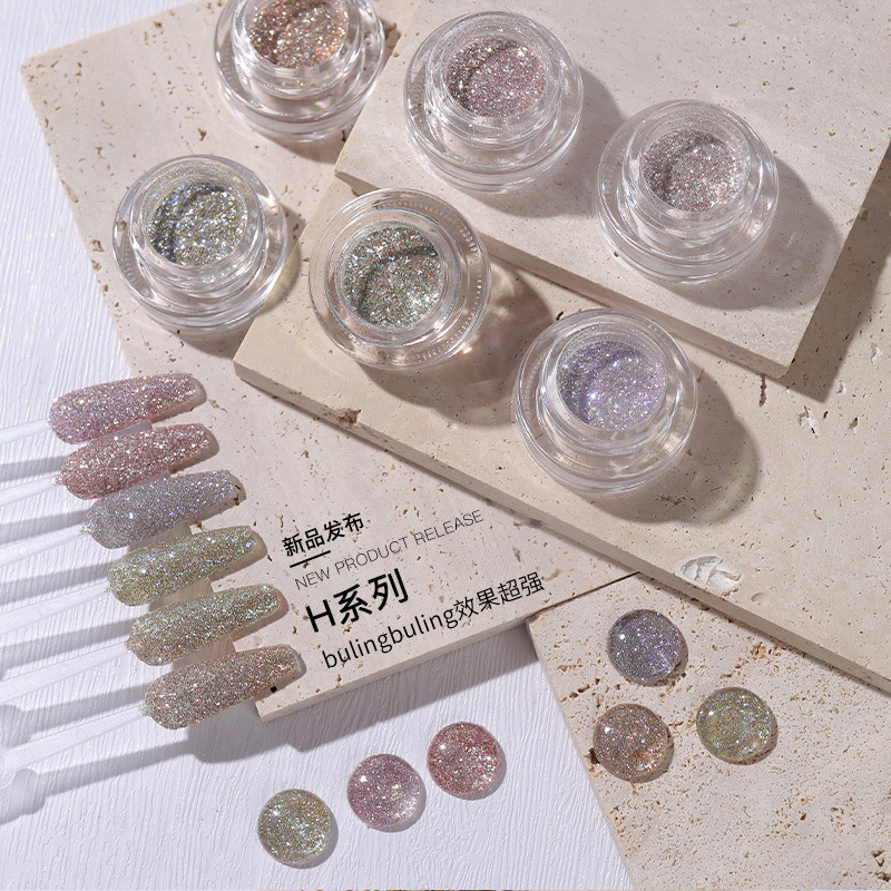 Feishi 2021 New Korean Upgraded Version Nail Beauty Crystal Diamond in the Debris Pink Glitter Magic Color Highlight Powder Polarized Pink Feishi 2021 New Korean Upgraded Version Nail Beauty Crystal Diamond in the Debris Pink Glitter Magic Color Highlight Powder Polarized Pink