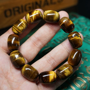 Natural tiger eye stone bracelet yellow tiger eye single circle bracelet manufacturer wholesale Natural tiger eye stone bracelet yellow tiger eye single circle bracelet manufacturer wholesale