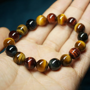 Natural tiger eye stone bracelet yellow tiger eye single circle bracelet manufacturer wholesale Natural tiger eye stone bracelet yellow tiger eye single circle bracelet manufacturer wholesale