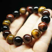 Natural tiger eye stone bracelet yellow tiger eye single circle bracelet manufacturer wholesale Natural tiger eye stone bracelet yellow tiger eye single circle bracelet manufacturer wholesale