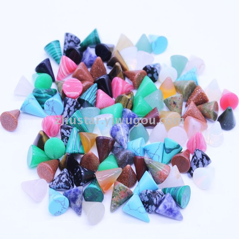 Natural stone, crystal, amethyst, agate, opal, tiger eye stone, various kinds of commandments.