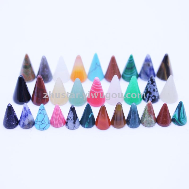 Natural stone, crystal, amethyst, agate, opal, tiger eye stone, various kinds of commandments.