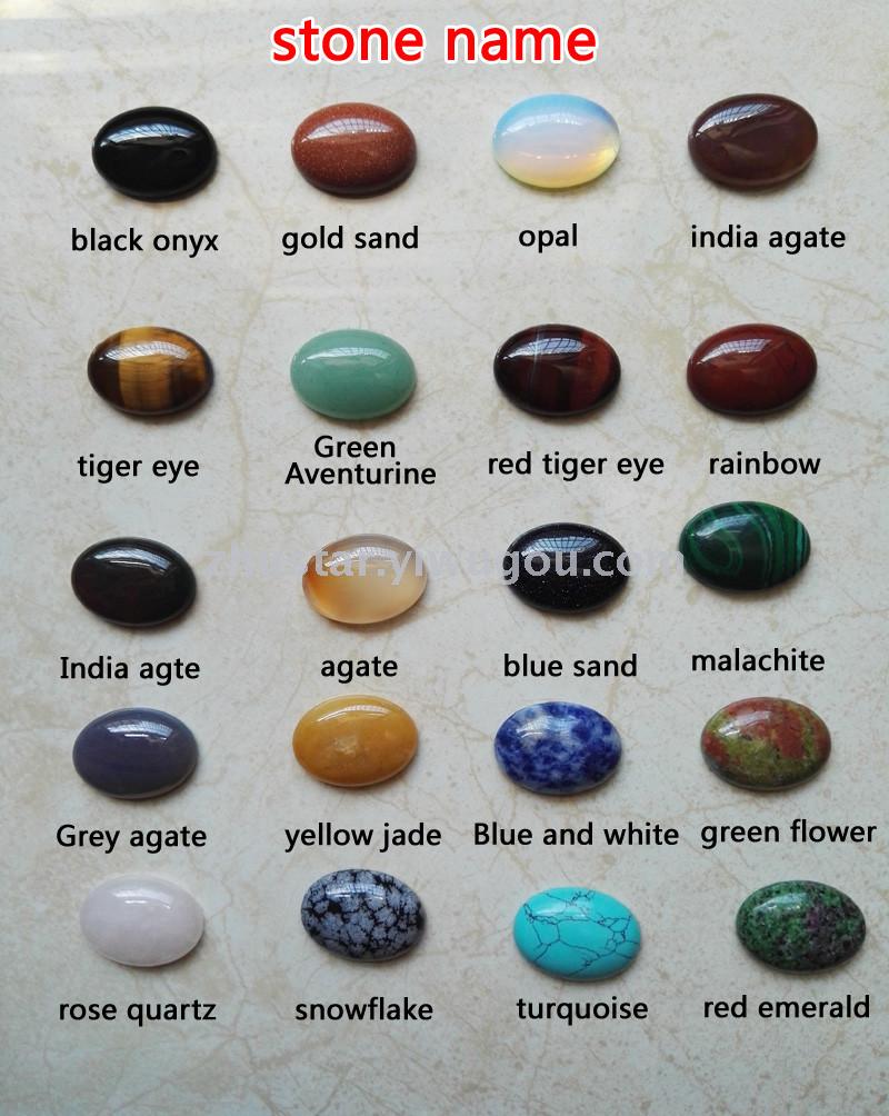 Natural stone, crystal, amethyst, agate, opal, tiger eye stone, various kinds of commandments.