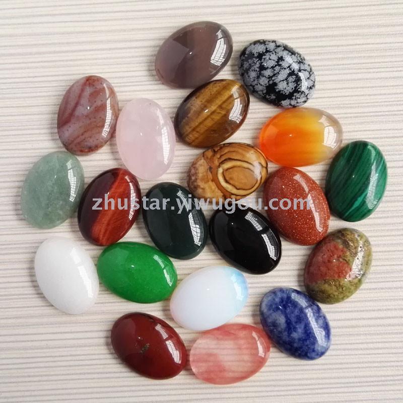 Natural stone, crystal, amethyst, agate, opal, tiger eye stone, various kinds of commandments.