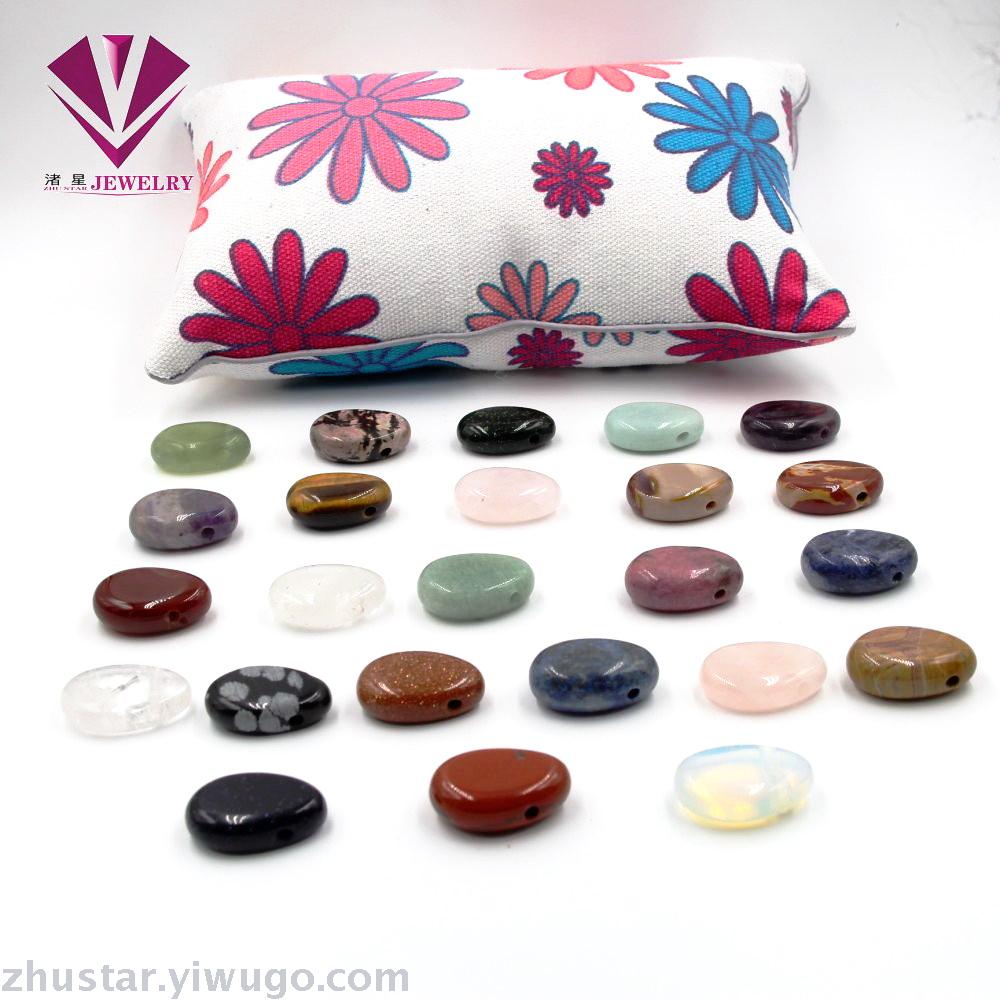 Natural stone amorphous pendant, agate, powder crystal, opal, blue sand, green gold, tiger eye stone color stone
