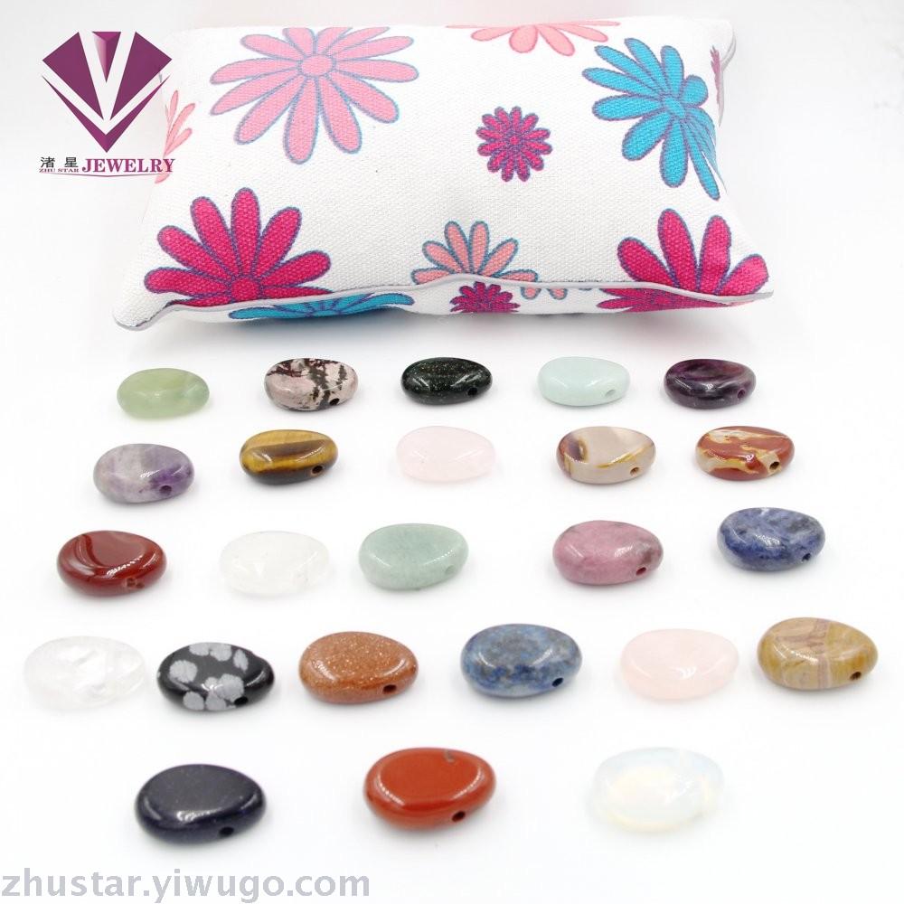 Natural stone amorphous pendant, agate, powder crystal, opal, blue sand, green gold, tiger eye stone color stone