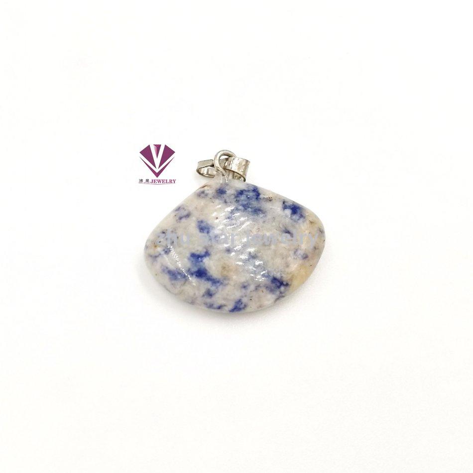 Natural stone tiger eye stone crystal gemstone pendant treatment stone mixed color wholesale sector pendant necklace Natural stone tiger eye stone crystal gemstone pendant treatment stone mixed color wholesale sector pendant necklace