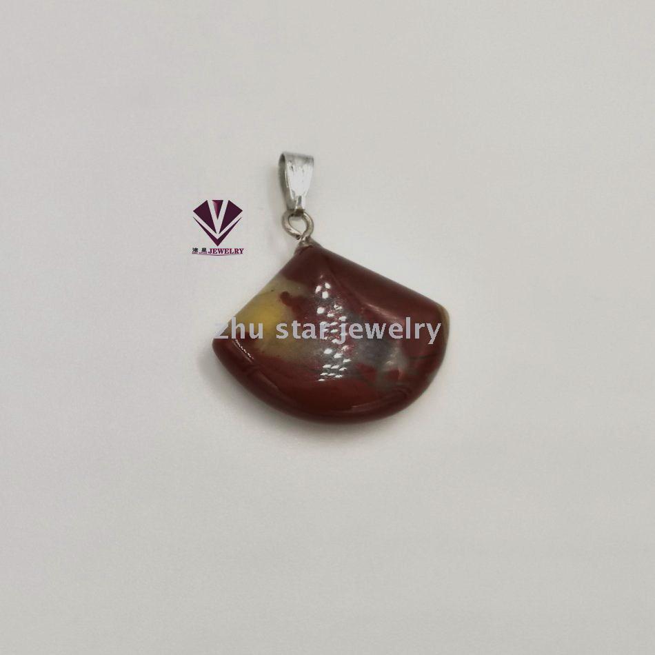 Natural stone tiger eye stone crystal gemstone pendant treatment stone mixed color wholesale sector pendant necklace Natural stone tiger eye stone crystal gemstone pendant treatment stone mixed color wholesale sector pendant necklace