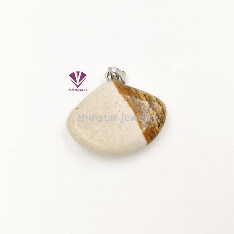 Natural stone tiger eye stone crystal gemstone pendant treatment stone mixed color wholesale sector pendant necklace Natural stone tiger eye stone crystal gemstone pendant treatment stone mixed color wholesale sector pendant necklace