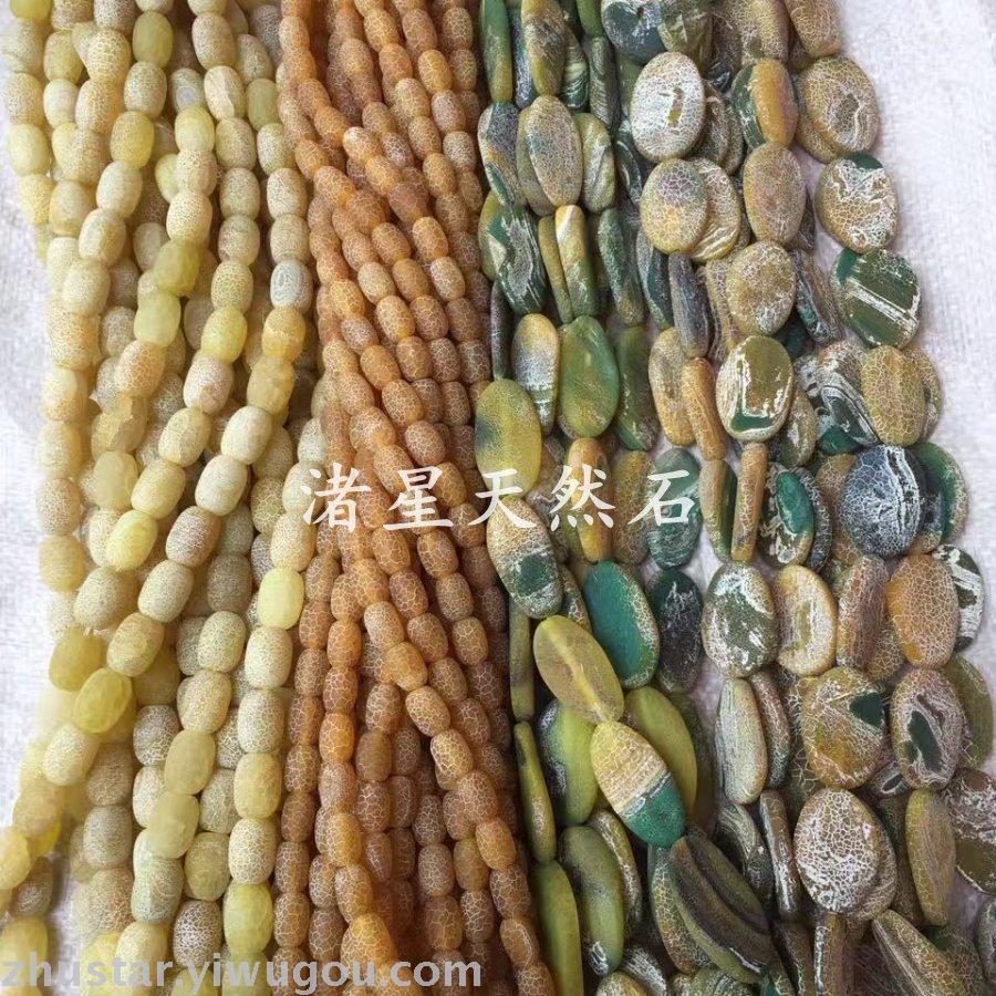 Natural stone necklace jewelry, amethyst, powder crystal, agate beads, tiger eye stone crystal necklace ornaments