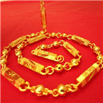 24K Brass Gold-Plated Thickened Opening Flower Ring Women's Titanium Vietnam Placer Gold Ring Women's More than No Color Fading Styles