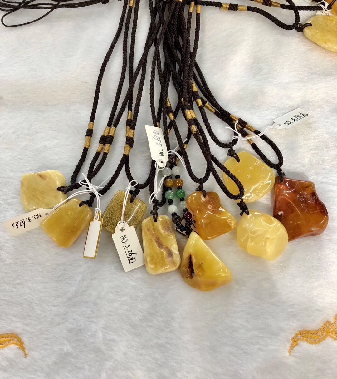 All natural Russian amber beeswax pendant necklace small gram heavy pendant needs good currency