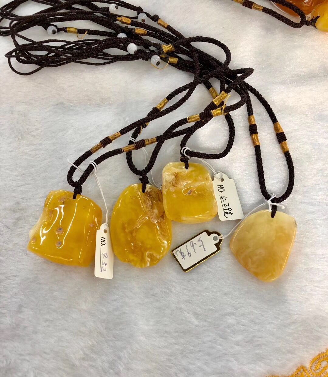 All natural Russian amber beeswax pendant necklace small gram heavy pendant needs good currency