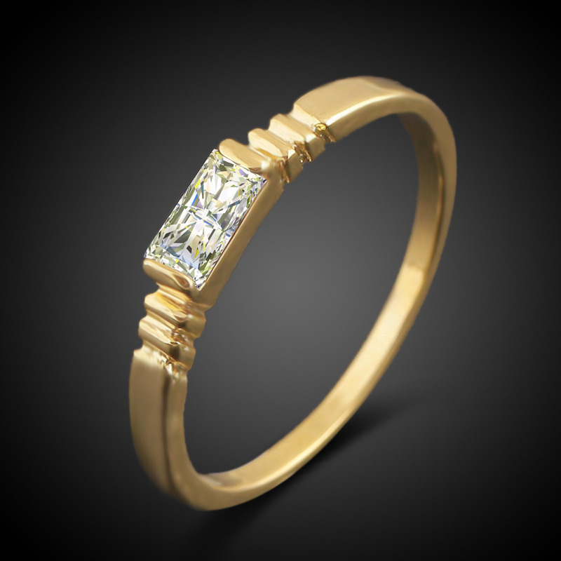 Star ring 18K gold ring can be adjusted hand