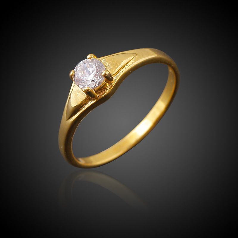 Star ring 18K gold ring can be adjusted hand