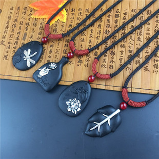 Running Rivers and Lakes Meeting Sale Gift Blue Light Beeswax Necklace Men's and Women's Long Accessories Sweater Chain Clothing Wholesale