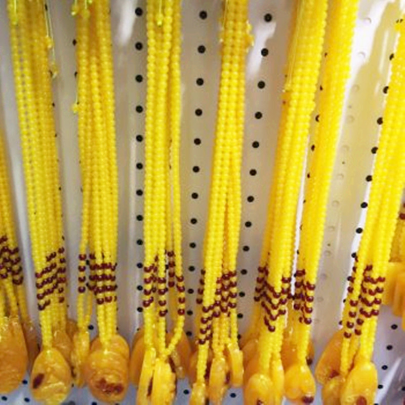 The two generation of beeswax necklace with fluorescent floating factory direct saline