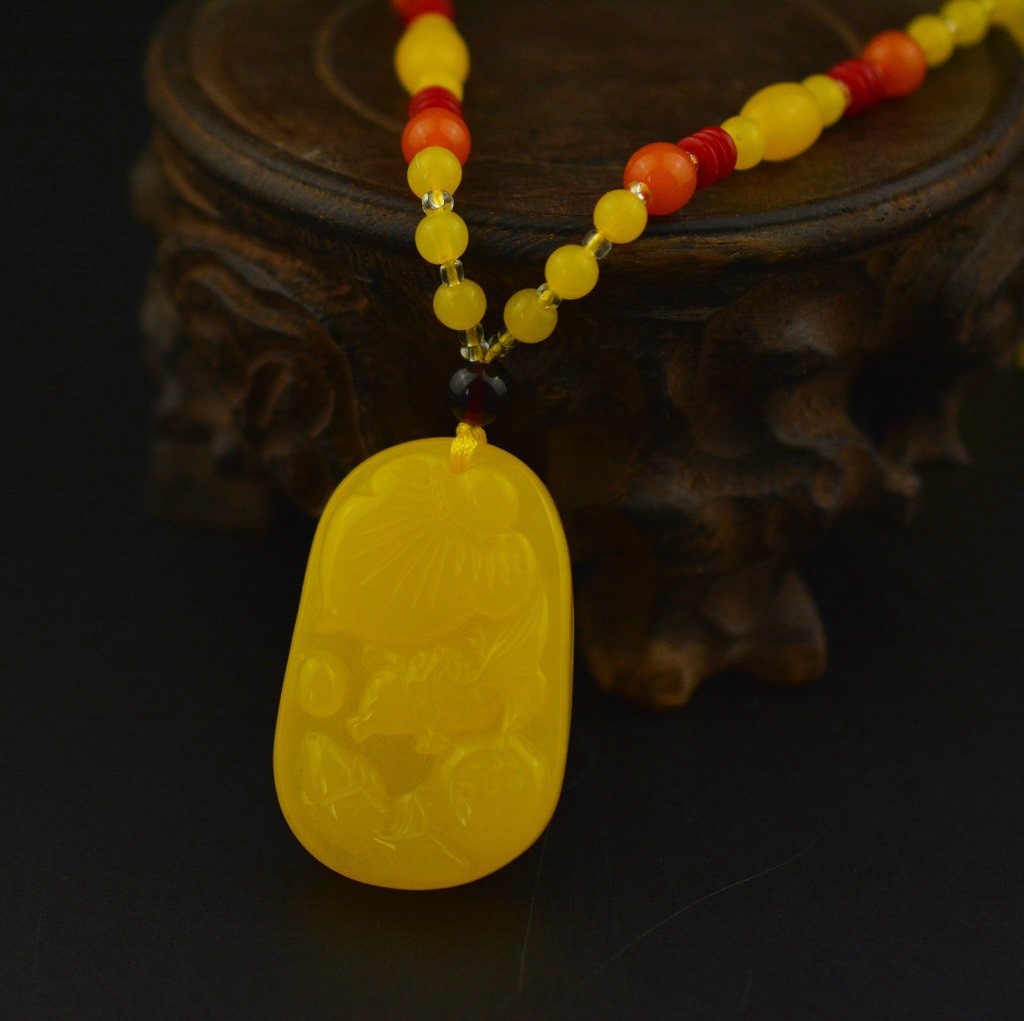 Hot Selling Second-Generation Ceromel Long Sweater Chain Fluorescent Floating Beeswax Necklace, Beeswax Pendant Wholesale Hot Selling Second-Generation Ceromel Long Sweater Chain Fluorescent Floating Beeswax Necklace, Beeswax Pendant Wholesale