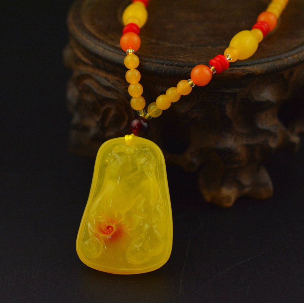 Hot Selling Second-Generation Ceromel Long Sweater Chain Fluorescent Floating Beeswax Necklace, Beeswax Pendant Wholesale Hot Selling Second-Generation Ceromel Long Sweater Chain Fluorescent Floating Beeswax Necklace, Beeswax Pendant Wholesale