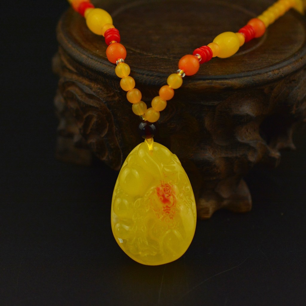 Hot Selling Second-Generation Ceromel Long Sweater Chain Fluorescent Floating Beeswax Necklace, Beeswax Pendant Wholesale Hot Selling Second-Generation Ceromel Long Sweater Chain Fluorescent Floating Beeswax Necklace, Beeswax Pendant Wholesale