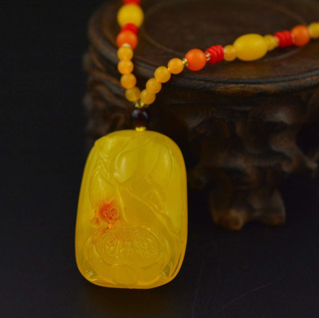 Hot Selling Second-Generation Ceromel Long Sweater Chain Fluorescent Floating Beeswax Necklace, Beeswax Pendant Wholesale Hot Selling Second-Generation Ceromel Long Sweater Chain Fluorescent Floating Beeswax Necklace, Beeswax Pendant Wholesale