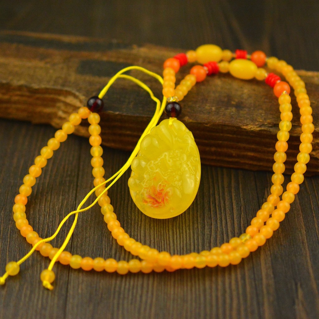 Hot Selling Second-Generation Ceromel Long Sweater Chain Fluorescent Floating Beeswax Necklace, Beeswax Pendant Wholesale Hot Selling Second-Generation Ceromel Long Sweater Chain Fluorescent Floating Beeswax Necklace, Beeswax Pendant Wholesale
