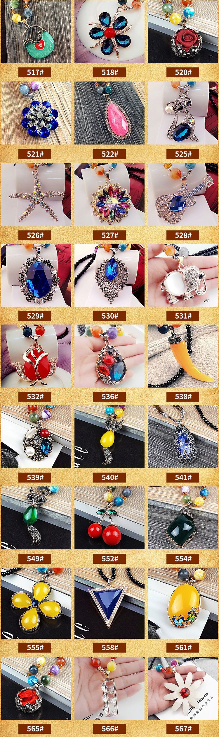Women's Necklace Wholesale New Beeswax Sweater Chain Long Ethnic Style Sweater Chain Wild Creative Gift Wholesale Women's Necklace Wholesale New Beeswax Sweater Chain Long Ethnic Style Sweater Chain Wild Creative Gift Wholesale