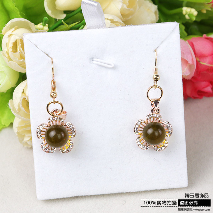 Gold Blue Amber beeswax gilt jewelry necklace bracelet ring earrings set