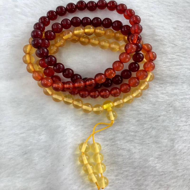 Natural second generation bracelet hand channeled necklace fashion version of beeswax amber