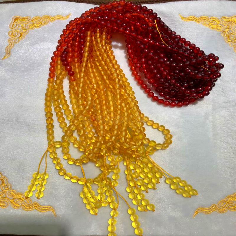 Natural second generation bracelet hand channeled necklace fashion version of beeswax amber