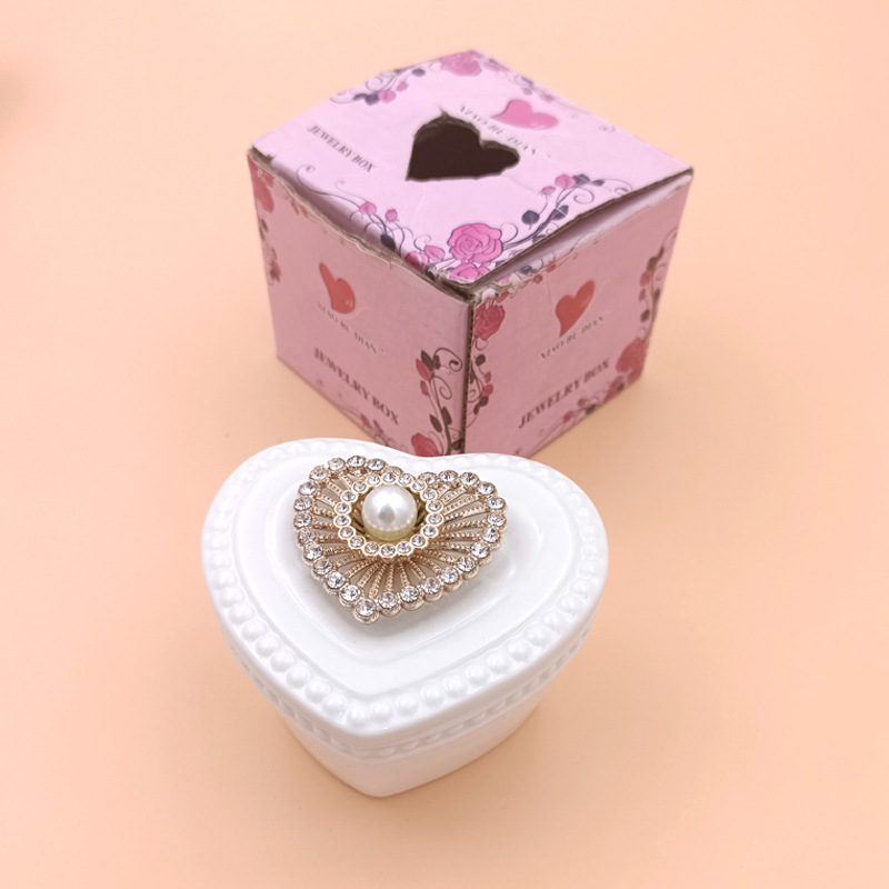 Crystal Pearl Decorative Ceramic Jewelry Box Gift Box Wedding Candy Box Wedding Candies Box Cosmetic Box Crystal Pearl Decorative Ceramic Jewelry Box Gift Box Wedding Candy Box Wedding Candies Box Cosmetic Box