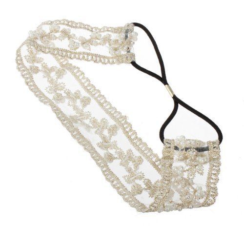 The factory direct sale of European and American foreign trade pure hand beaded jewelry with pearl hair accessories