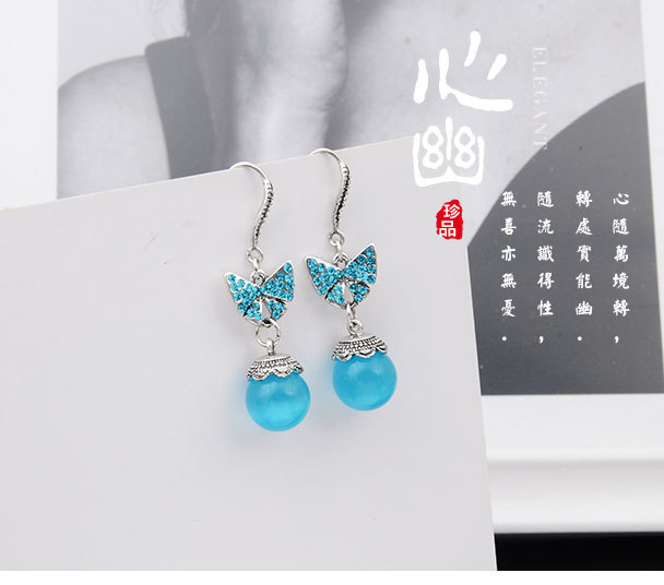Factory Direct Sales Cross-Border New Accessories Rhinestone Earrings Women's Fashion Vintage Pearl Stud Earrings Earrings Eardrops Jewelry