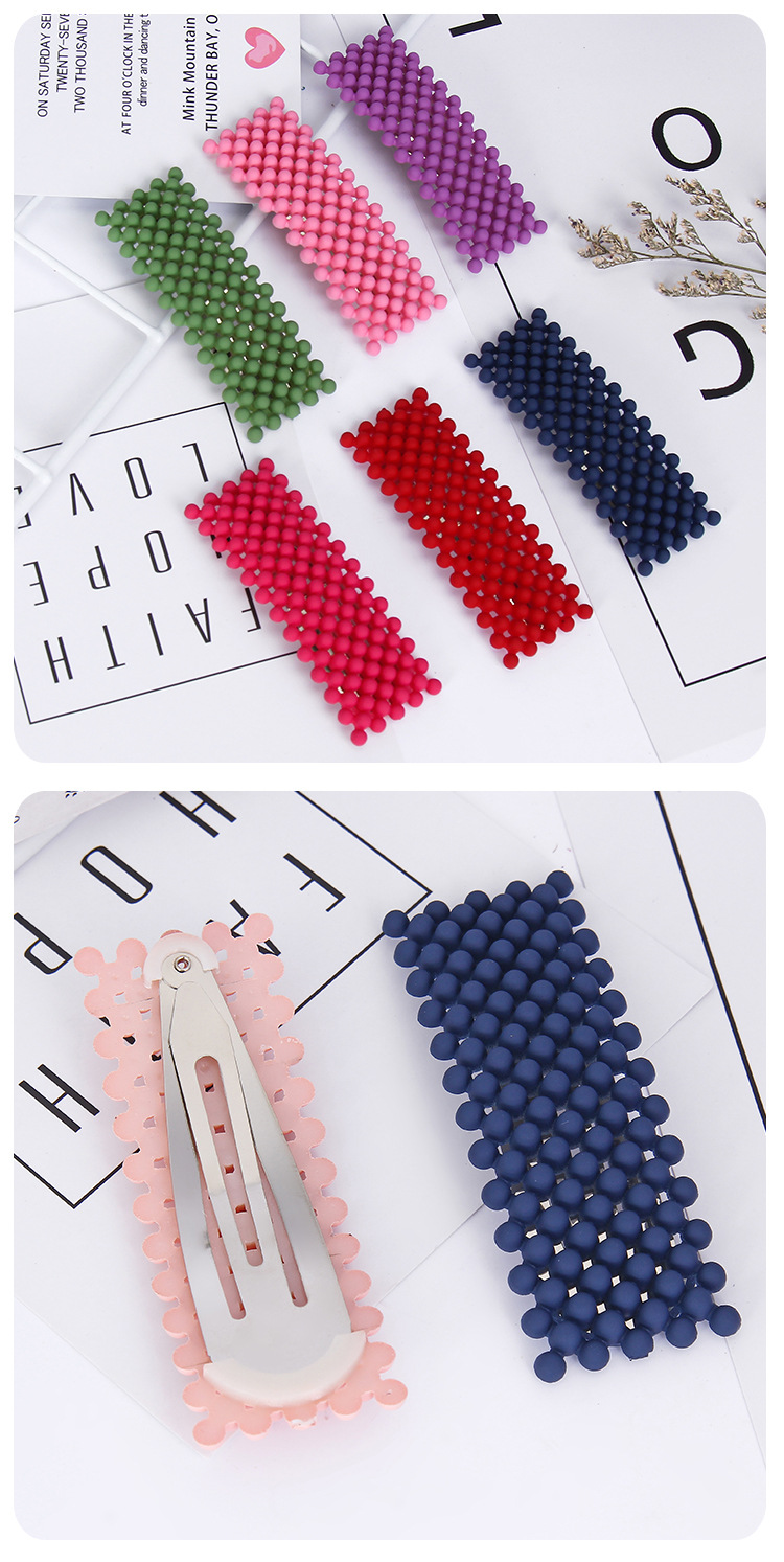 New popular imitation pearl face jewelry fashion BB clip lady simple headwear spot manufacturers direct sale