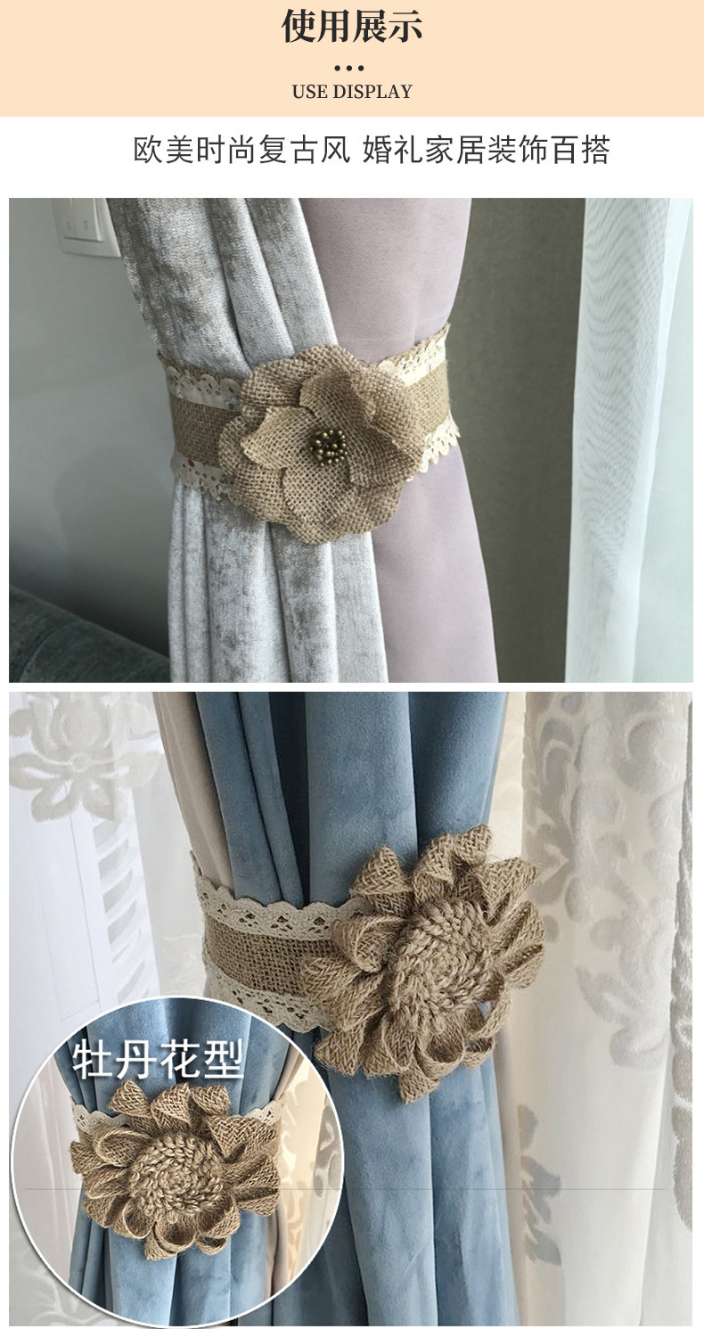 Factory Direct Sales DIY Christmas Party Decoration Set Linen Flower Craft Decoration Accessories Bow