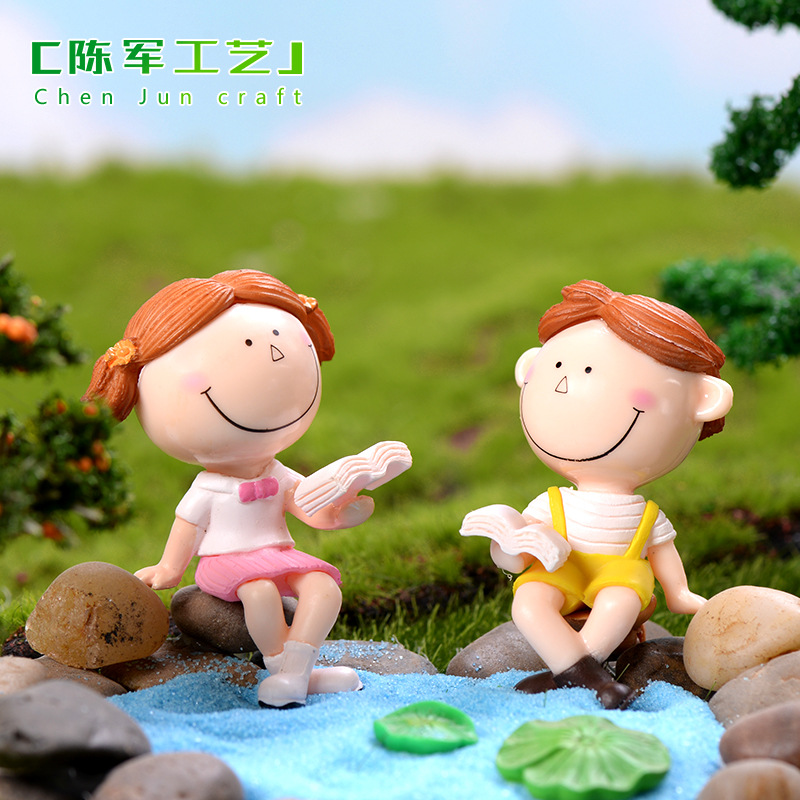 Chen Jun Craft Happy Couple Doll Keychain Pendant Men&#039;s and Women&#039;s Valentine&#039;s Day Gift Accessories PVC Plastic Ornaments